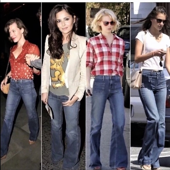 J BRAND High Rise Wide Flare Leg Bette Jeans 26 - Picture 8 of 8